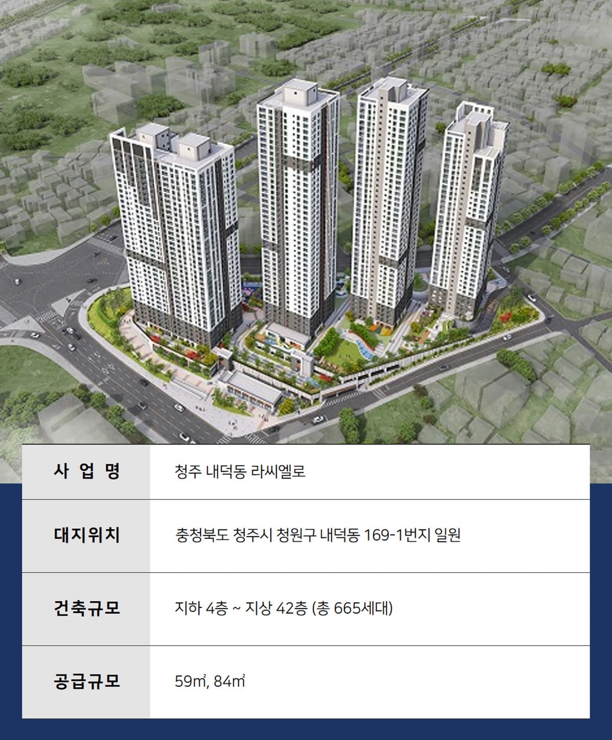 청주 내덕동 라씨엘로
